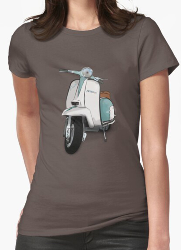 women's - Mod/Scooterist Lambretta t-shirt